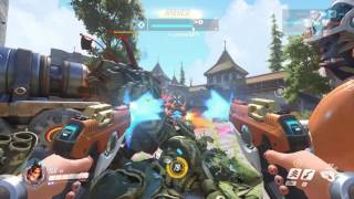 Awesome PTR Overwatch gameplay (Tracer, Defense) on Eichenwald