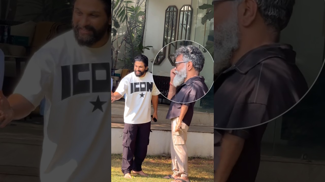 Sukumar Emotional meets at Allu Arjun house 