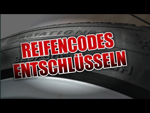 Video: Was bedeuten die Zahlen bei Reifen?