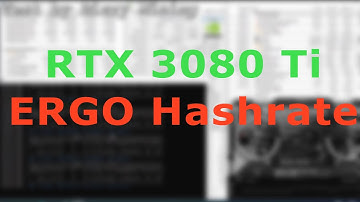 NVIDIA RTX 3080 Ti Mining ERGO - Hashrate with OC - No No No