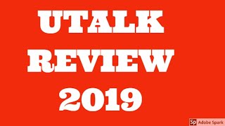 UTALK REVIEW 2019