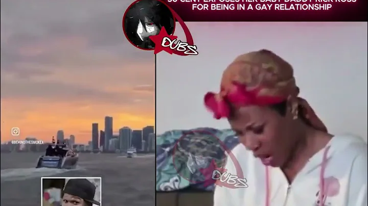 Tia Kemp REACTS after 50 Cent EXPOSES her babby daddy Rick Ross hugging up on a MAN in his yacht