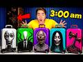 午前3時にすべてのモンスター謎のスーツケースを開けるな！ SIREN HEAD SLENDER MAN JEFF THE KILLER GRANNY