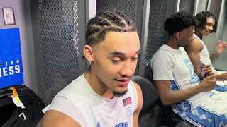 ACCT: UNC Seth Trimble Post-Notre Dame Interview | Inside Carolina