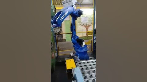 Part loading and unloading Arrangement Done by Robotech Automation