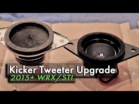 How to Install WRX Kicker Tweeters (H631SFJ101): Sound System Upgrade Pt3