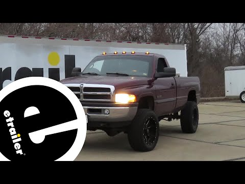 etrailer | Pacer Performance Hi-Five LED Truck Cab Lights Installation - 2001 Dodge Ram Pickup