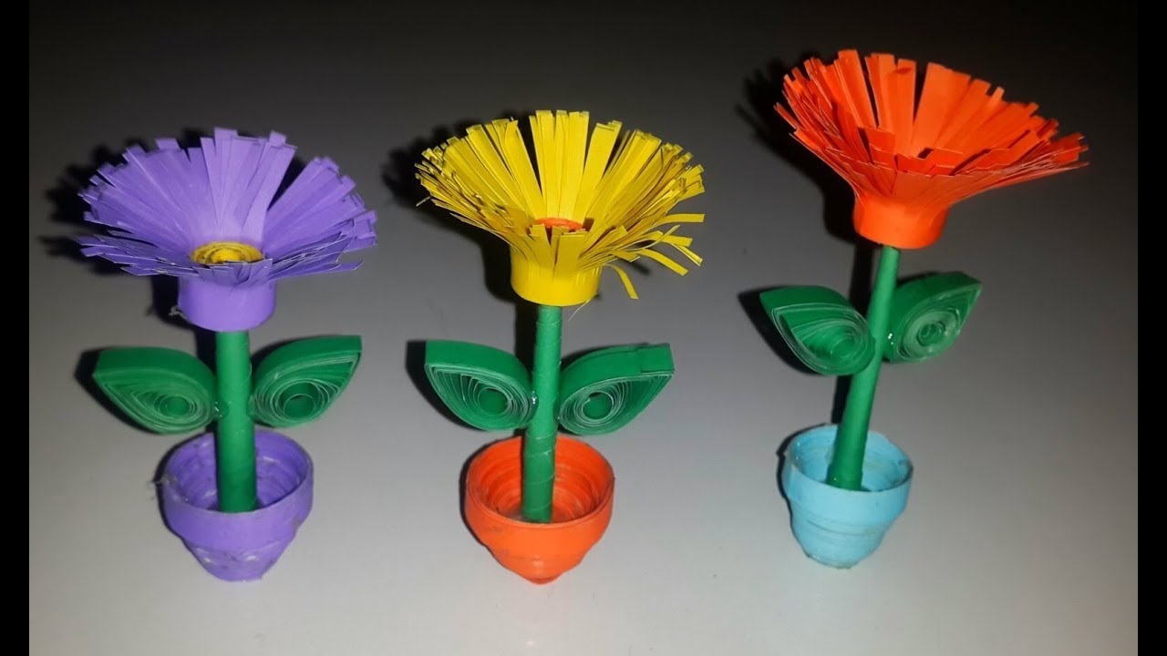 How to Make 3D Paper Flowers Easy w/ Video - DIY Crafts by EconoCrafts