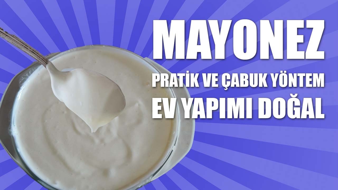 Ev Yapimi Pratik Ve Cabuk Mayonez Tarifi Youtube Yemek Gida Yemek Tarifleri