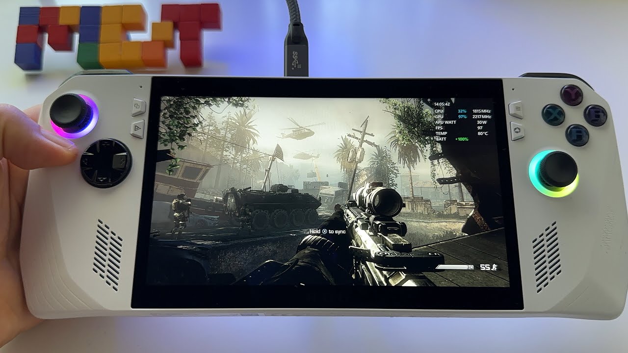 Call of Duty Ghosts | Asus Rog ALLY 1080p gameplay | RC71L Z1 Extreme ...