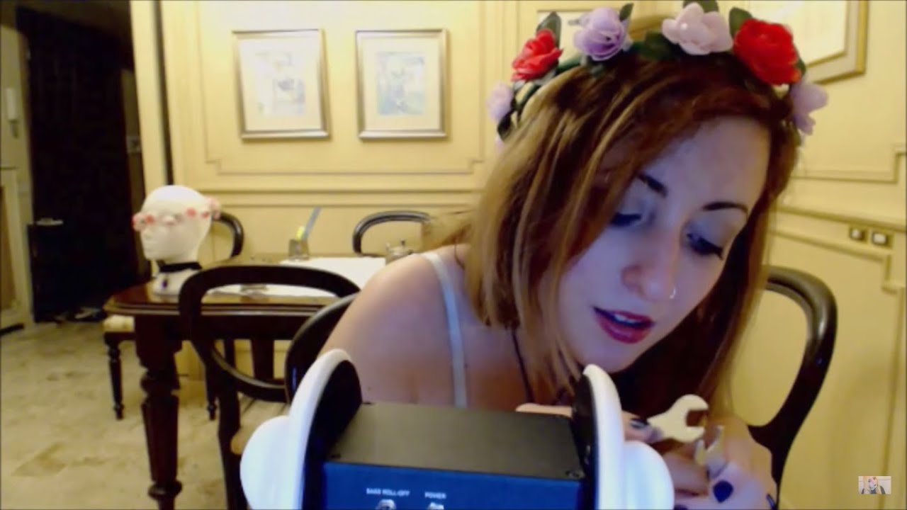 ◊ASMR DOCTOR (ITA) ◊ STRONG HEADACHE RELIEF (BINAURAL TUNING FORKS/Brushing/Scratching/Bells)◊