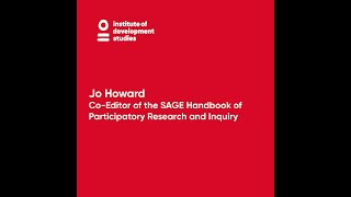 Jo Howard - Introduction to the Handbook of Participatory Research and Inquiry