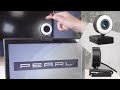 Webcam usb full avec autofocus double micro intgr et anneau dclairage somikon pearltvfr