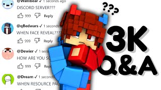 When Will You Face Reveal?? | 3000 Subscribers Q&A Special