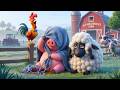 Old MacDonald Had a Farm Rooster Wakes Up the Whole Farm Fun Morning Routine Song for Kids