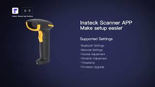 How to Set BCST-21 with Inateck Barcode Scanner APP screenshot 3