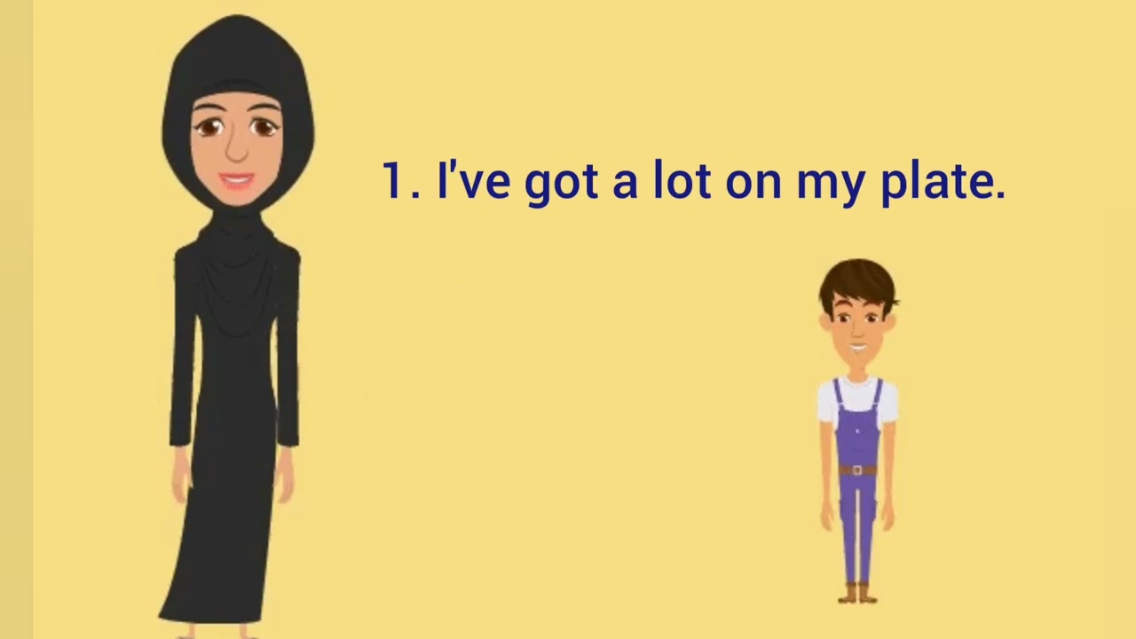 ⁣Learn English Series   (How to say I'm Busy )