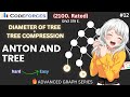 L-12. Anton &amp; Tree | Diameter of Tree + Compression | Codeforces(2100) | Advanced Graph Series