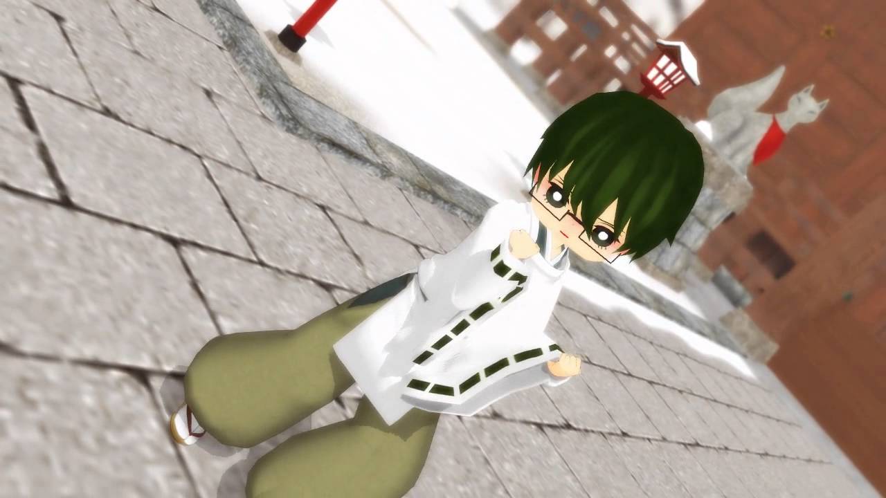 【MMD黒バス】ちっちゃい真ちゃんと高尾くんで神のまにまに