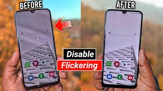 How to Fix Amoled Display Flickering Issue ! Screen Flickering Problem Solved ! Any Android Phone !!