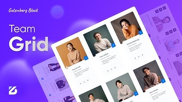 How To Use Gutenberg Team Grid Block | Best Gutenberg Plugin