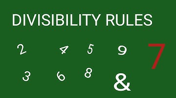 Divisibility rule in Tamil || Divisibility rules for 2,3,4,5,6,7,8 and 9 in Tamil