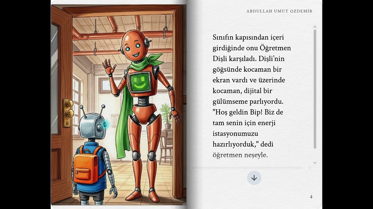 Minik Robot Bip’in İlk Okul Günü