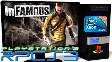 RPCS3 0.0.5 [PS3] - inFAMOUS [4K-Ingame] New RSX. Async Shaders. Vulkan api #1