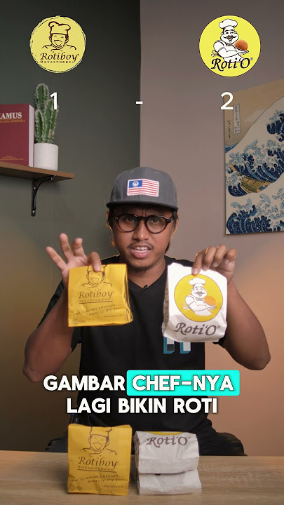 BRAND BATTLE COFFEE BUN VIRAL ❗️❗️❗️ ROTI'O VS ROTI BOY  #hatenadesign #brand