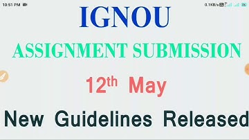 IGNOU ONLINE ASSIGNMENT SUBMISSION NEW Guidelines Released by 3 Regional Centre on 12th May 2020 ||