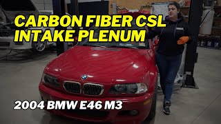 BMW E46 M3 Carbon Fiber CSL Intake | DIY | Project Imola E46 | 4K