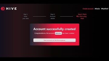 How to create your free Web3 account on the Hive blockchain.