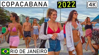🇧🇷 1 Января В Рио-Де-Жанейро: На Улицах Много Туристов | Копакабана, Бразилия | 【4K】 2022 Г.