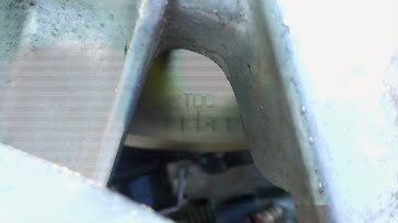 Using a timing light to set outboard ignition