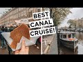 The BEST STROOPWAFEL and Amsterdam CANAL CRUISE!