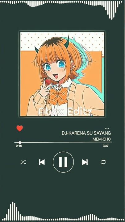 Karna Su Sayang Versi  anime cover ai #sound