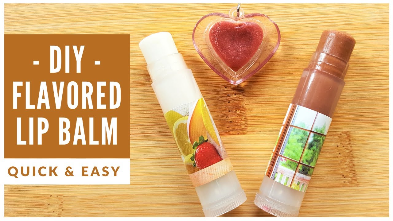 5 Minutes Lip Balm | All-Natural DIY Flavored Lip Balm: For Soft and Healthy Lips