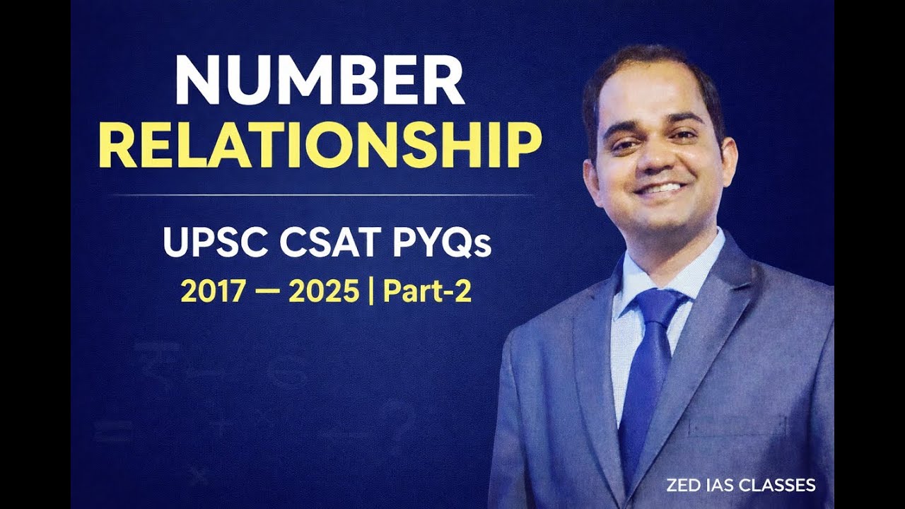 UPSC CSAT PYQs on Number Relationship (2017-2025) part 2
