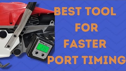 Best tool for port timing!How its made!# Chainsaw porting