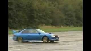 Subaru WRX STi burnout and doughnuts