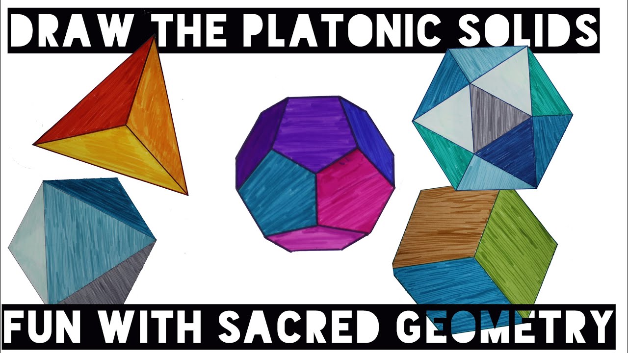 Draw The Platonic Solidsbasic Sacred Geometrytime Lapse Youtube