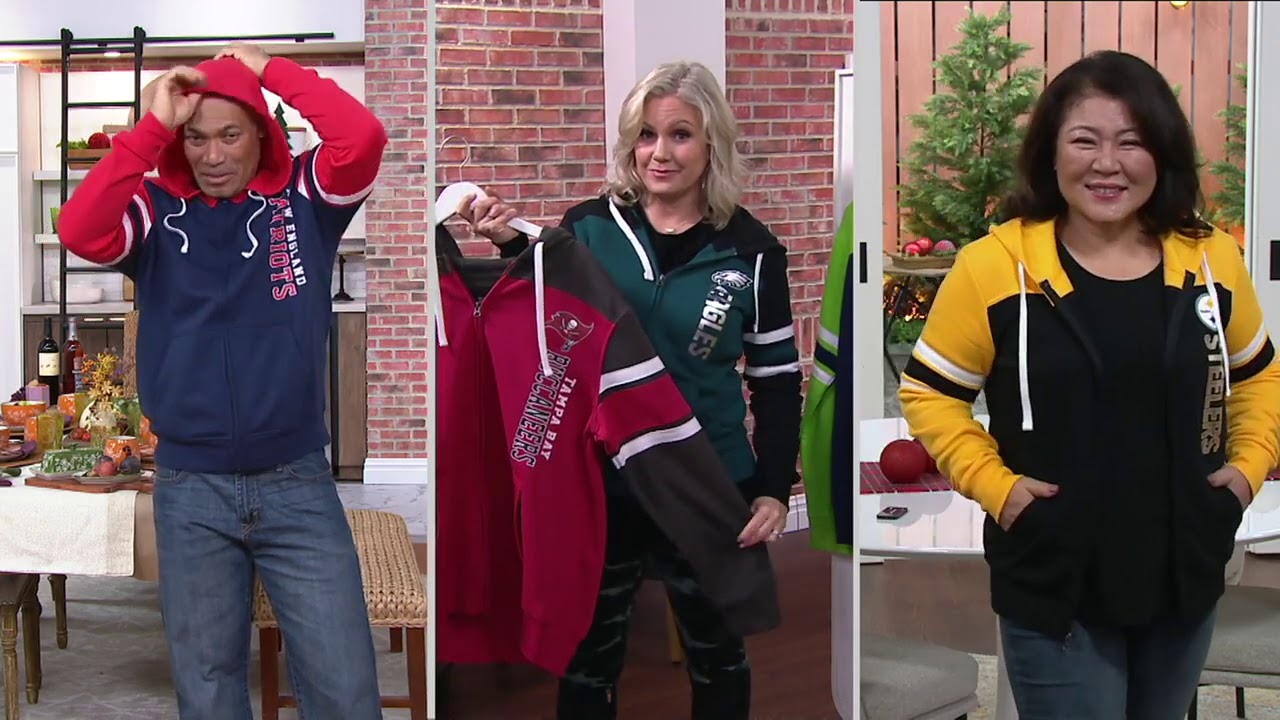 NFL Team Full Zip Hoodie on QVC YouTube