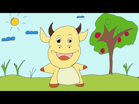Video Cách vẽ con trâu cute rất đơn giản / vẽ tranh phong... - youtube