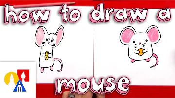 How To Draw A Cartoon Mouse