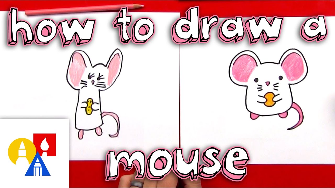 How To Draw A Cartoon Mouse Youtube