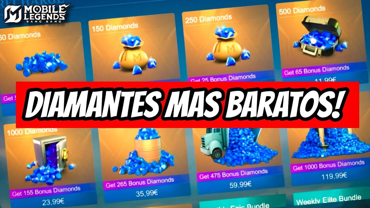 COMO CONSEGUIR DIAMANTES MAS BARATOS EN MOBILE LEGENDS?|  AHORRA HASTA 20% 🤑