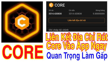 CORE PHẢI THÊM ĐỊA CHỈ VÍ RÚT CORE VỀ VÍ METAMASK + TỪ A ĐẾN Z CHUẨN 100% LỤM TIỀN | Kiếm Tiền