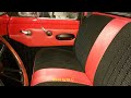 Ford 1954 Red And Black Interior