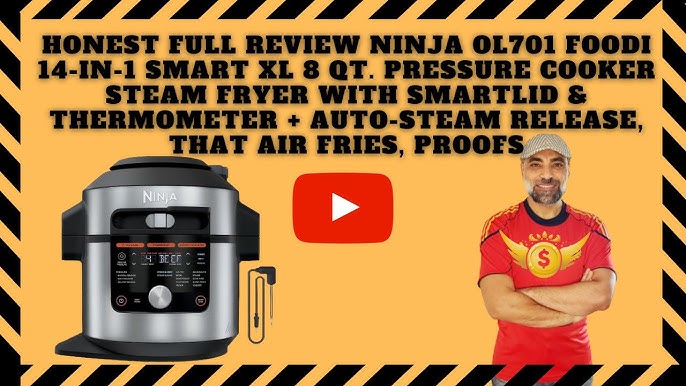 Ninja Foodi XL Pressure Cooker Steam Fryer With SmartLid Unboxing and  Review 