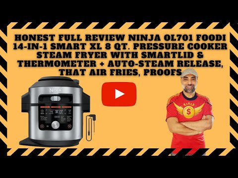 Ninja OL701 Foodi 14-in-1 SMART XL 8 Qt. Pressure Cooker Steam Fryer  Review: Best Pressure Cooker Air Fryer Combo in Canada 2024 